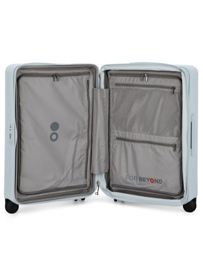 Echolac Ultima 67 Cm Hardside 4-Double Wheeled Expandable Check-In Luggage Trolley - Light Blue - Image 4